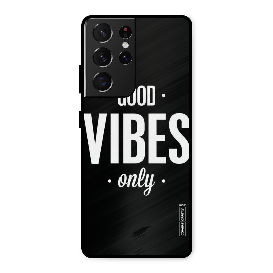 Just Vibes Metal Back Case for Galaxy S21 Ultra 5G