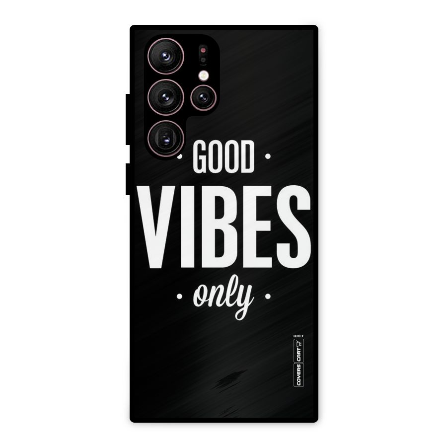 Just Vibes Metal Back Case for Galaxy S22 Ultra 5G