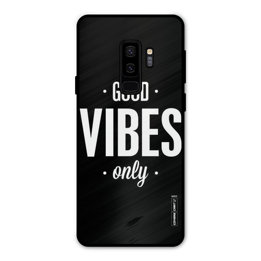 Just Vibes Metal Back Case for Galaxy S9 Plus
