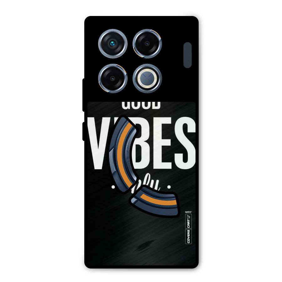 Just Vibes Metal Back Case for Infinix GT 20 Pro
