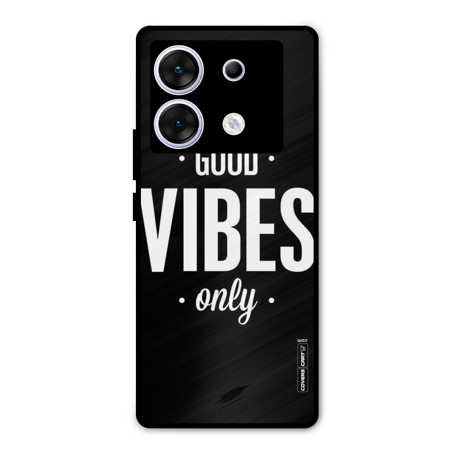Just Vibes Metal Back Case for Infinix Zero 30 5G