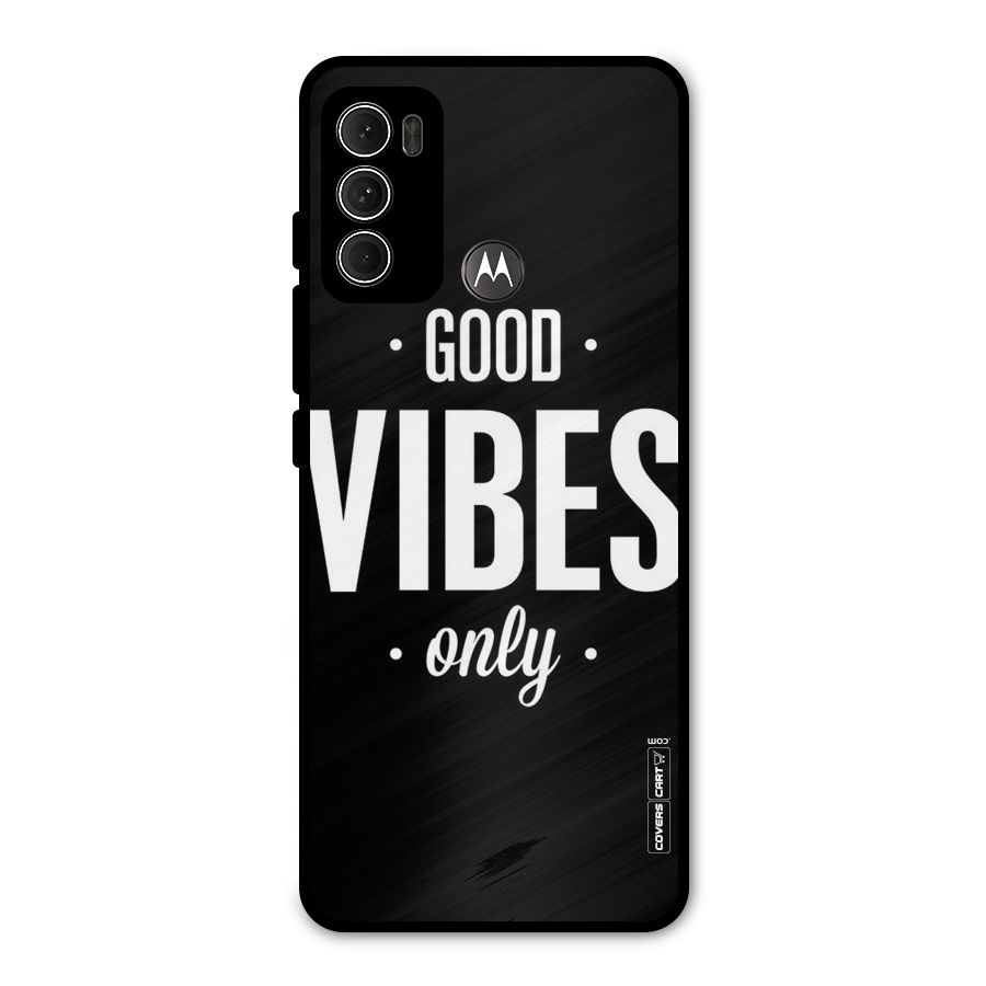 Just Vibes Metal Back Case for Moto G60