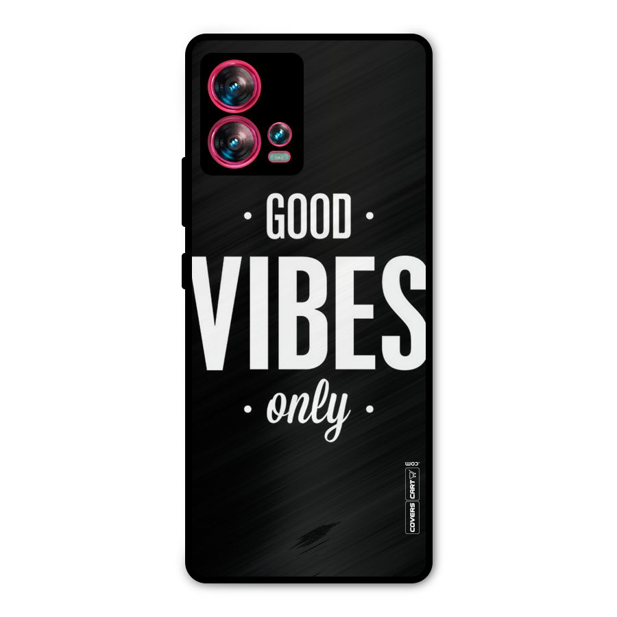 Just Vibes Metal Back Case for Motorola Edge 30 Fusion
