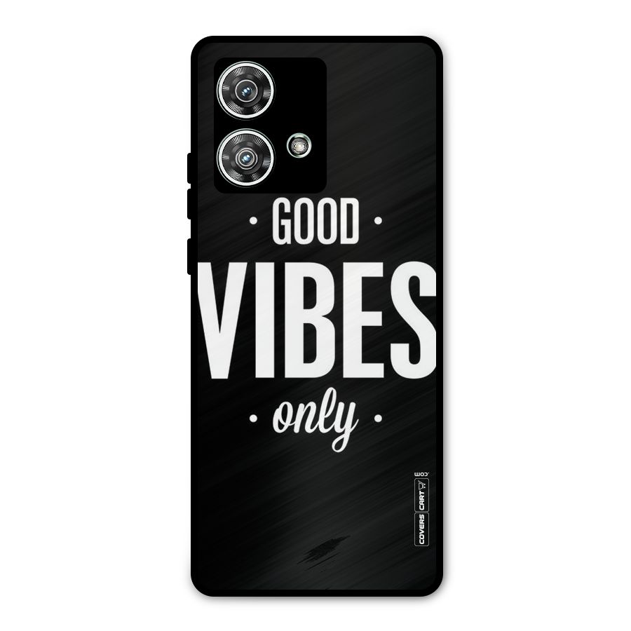 Just Vibes Metal Back Case for Motorola Edge 40 Neo