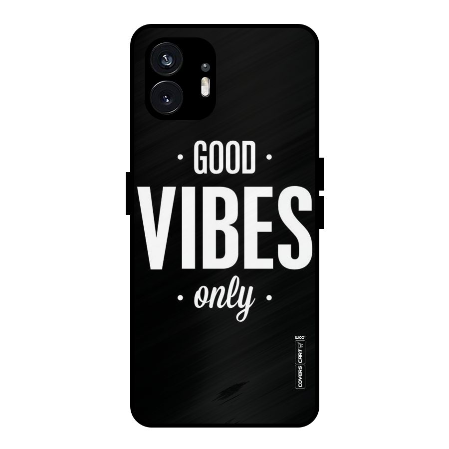 Just Vibes Metal Back Case for Nothing Phone 2