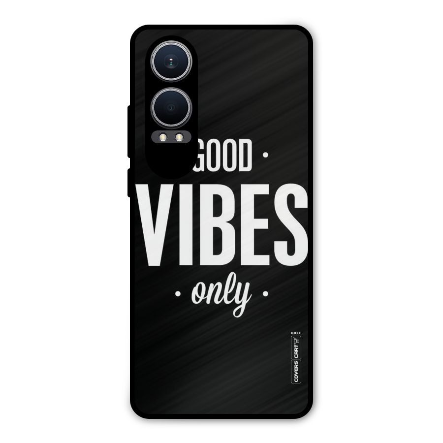 Just Vibes Metal Back Case for OnePlus Nord CE4 Lite