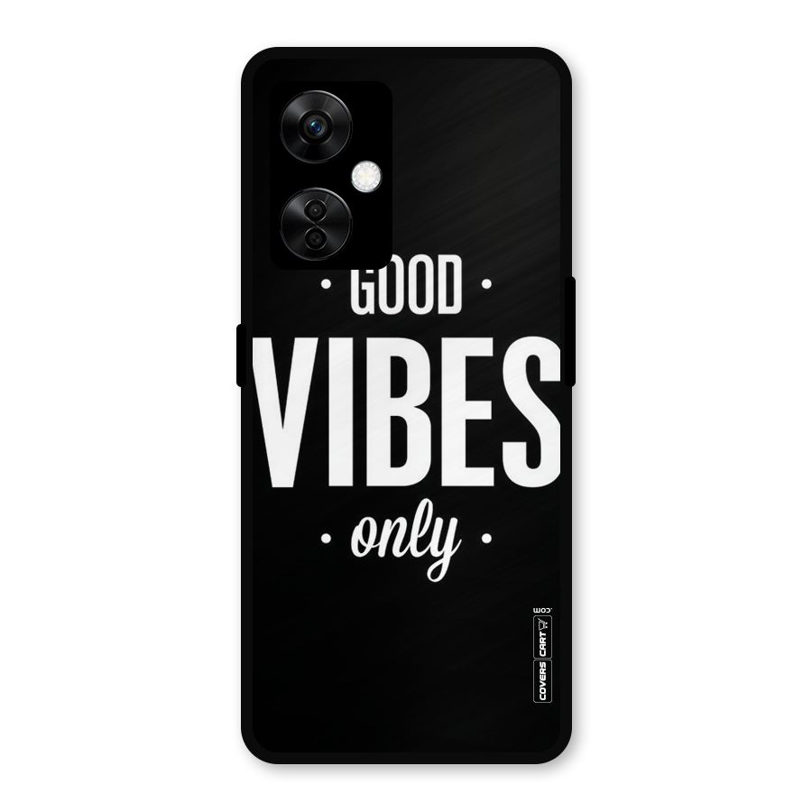 Just Vibes Metal Back Case for OnePlus Nord CE 3 Lite
