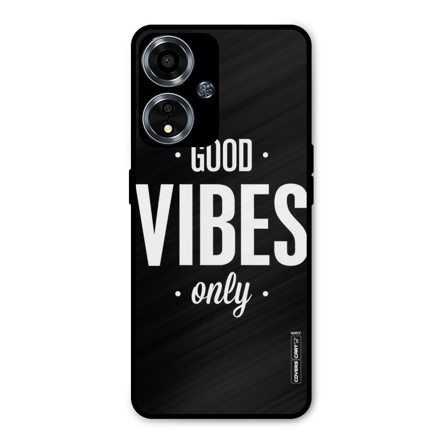 Just Vibes Metal Back Case for Oppo A59