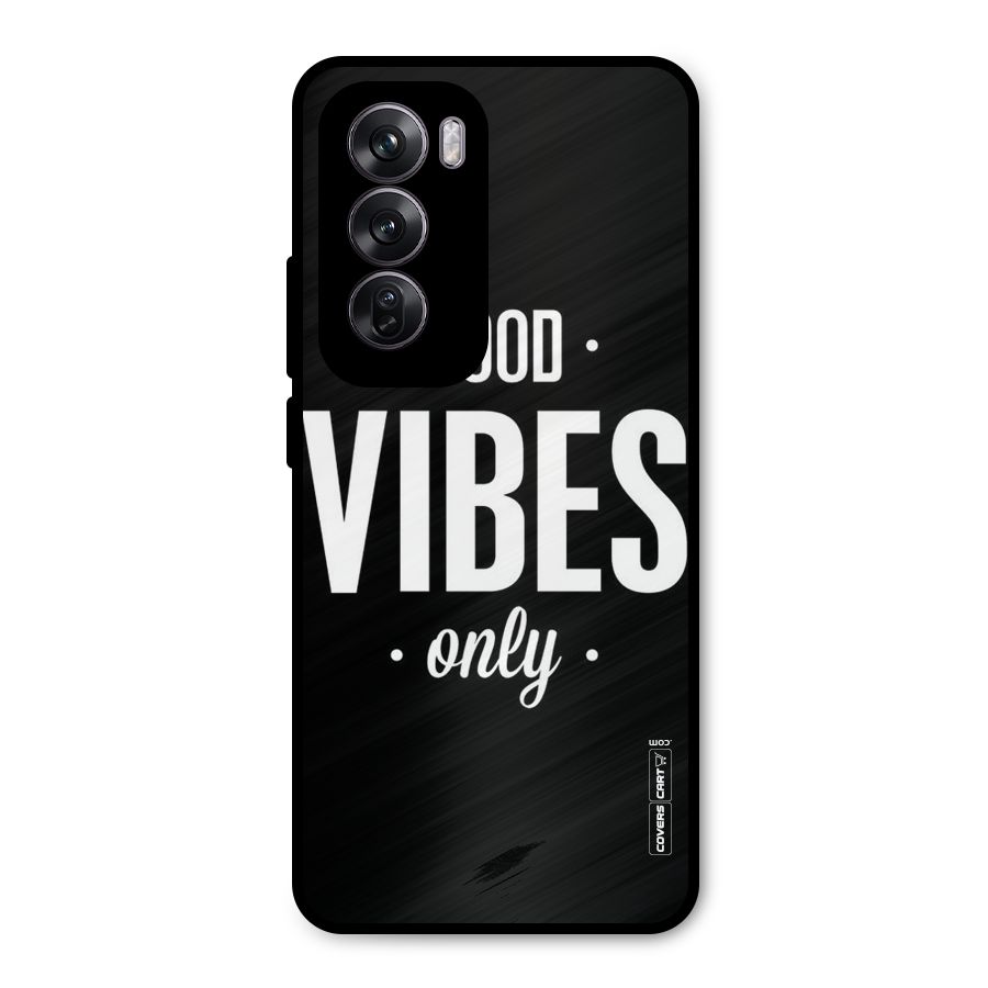 Just Vibes Metal Back Case for Oppo Reno12 Pro