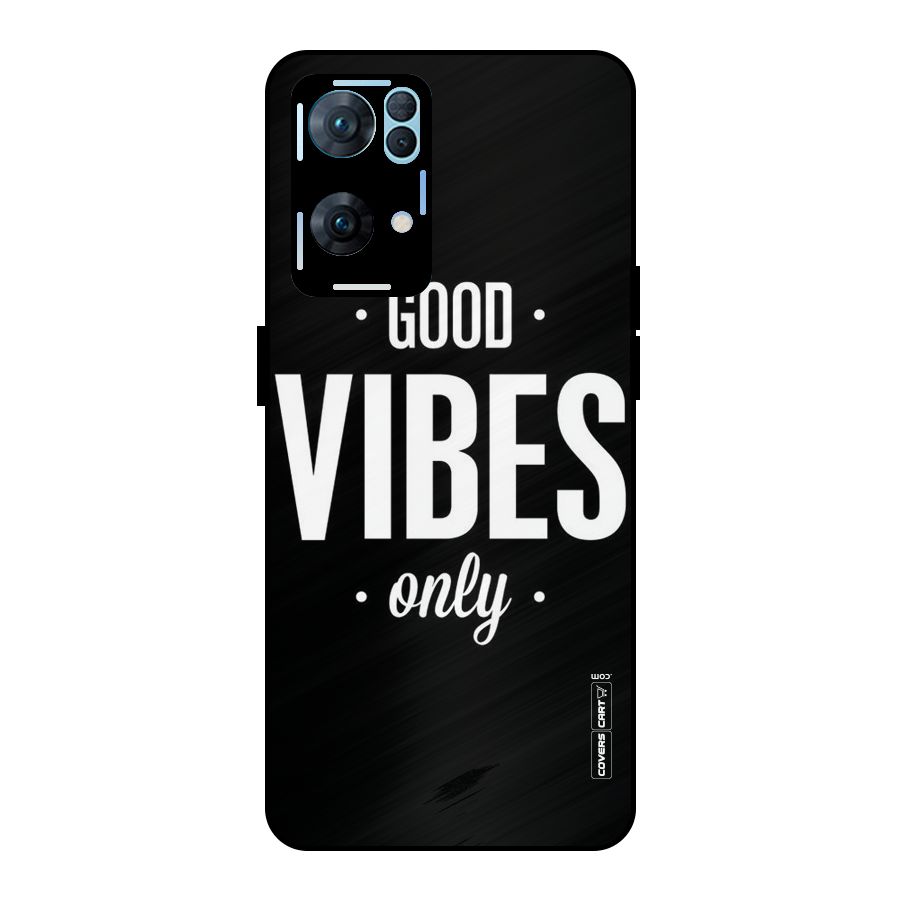 Just Vibes Metal Back Case for Oppo Reno7 Pro 5G