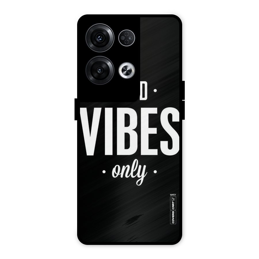 Just Vibes Metal Back Case for Oppo Reno8 Pro 5G
