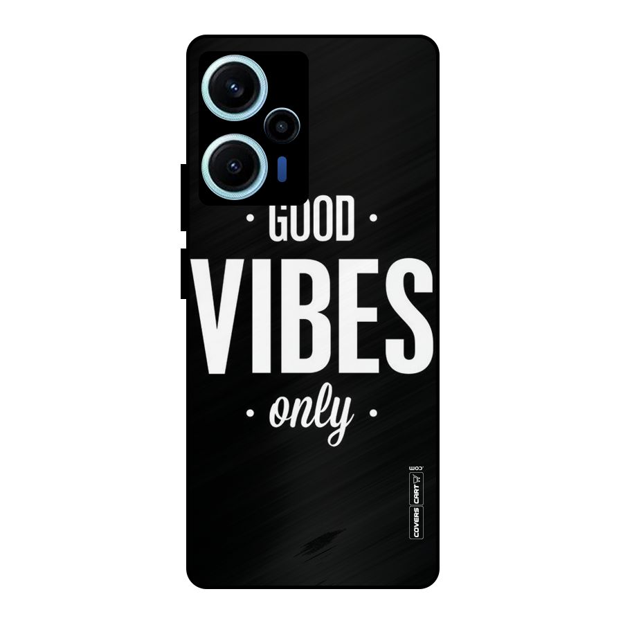 Just Vibes Metal Back Case for Poco F5