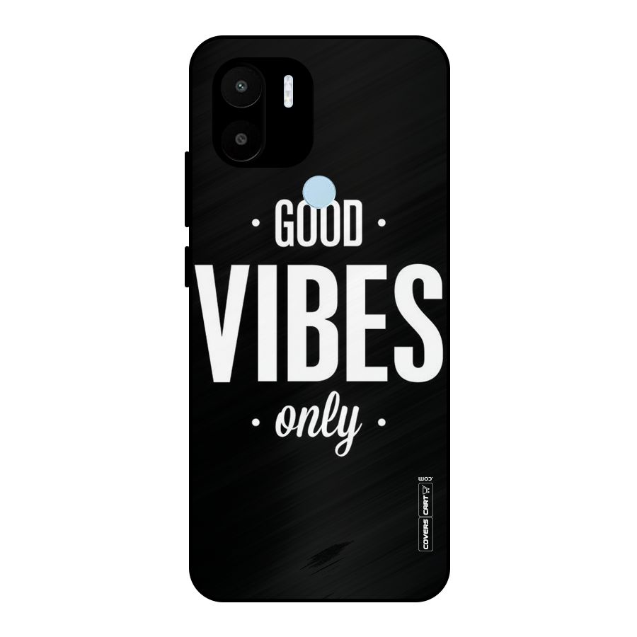 Just Vibes Metal Back Case for Redmi A2+
