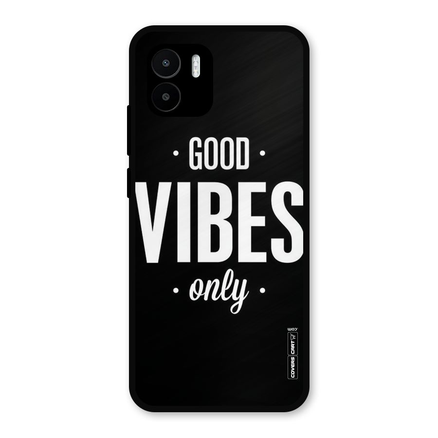 Just Vibes Metal Back Case for Redmi A2