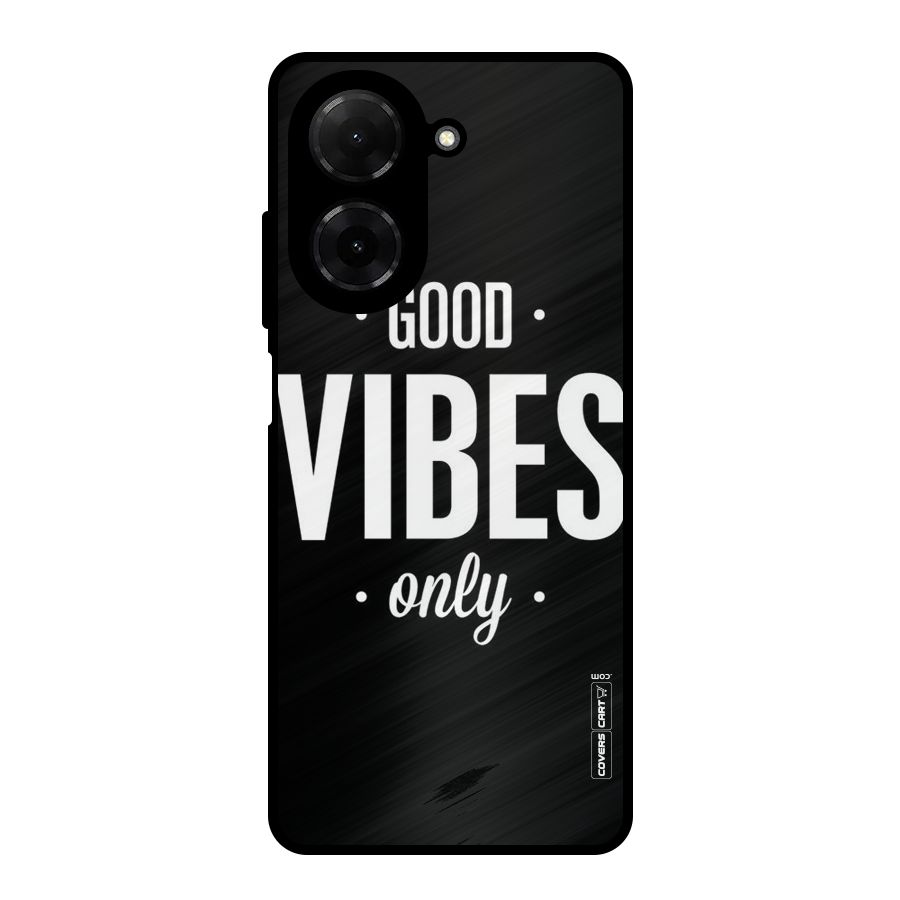 Just Vibes Metal Back Case for Redmi A5 4G