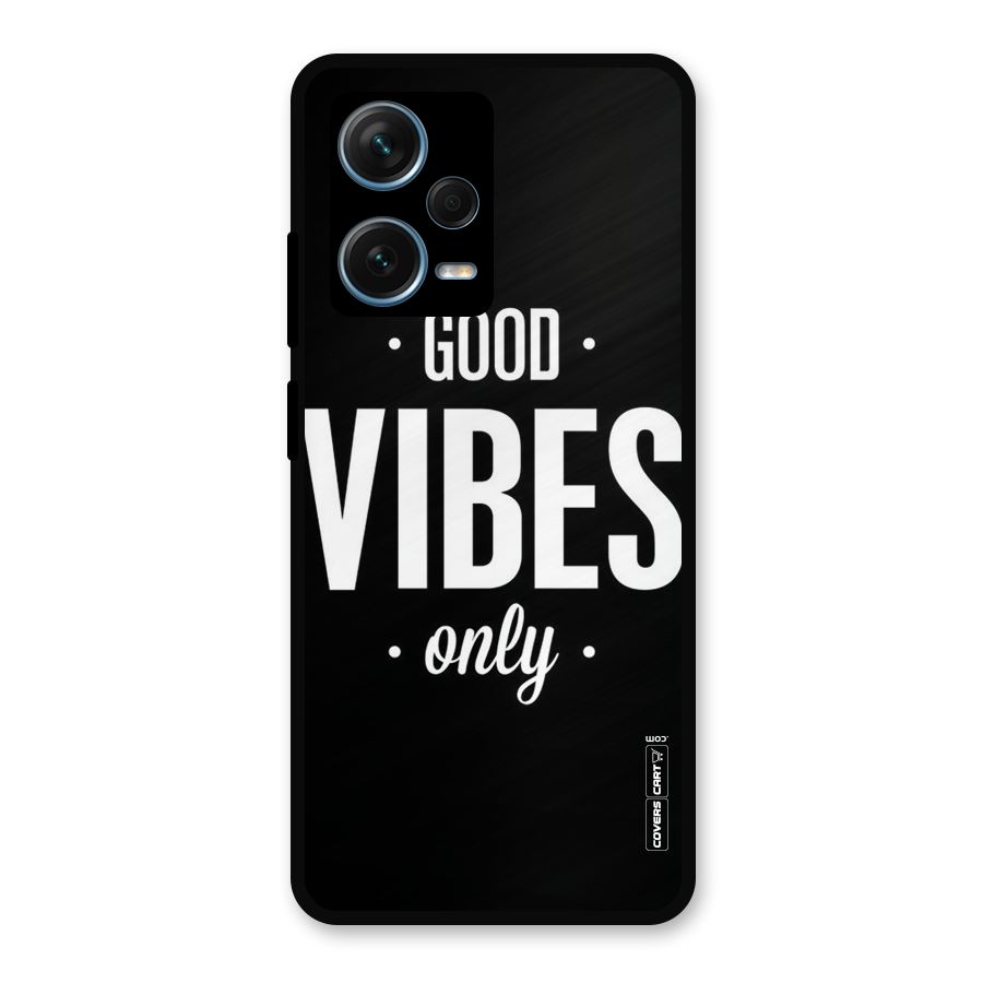 Just Vibes Metal Back Case for Redmi Note 12 Pro Plus 5G