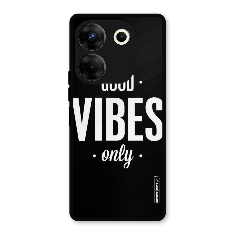 Just Vibes Metal Back Case for Tecno Camon 20 Pro