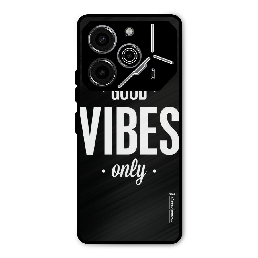Just Vibes Metal Back Case for Tecno Pova 6 Pro