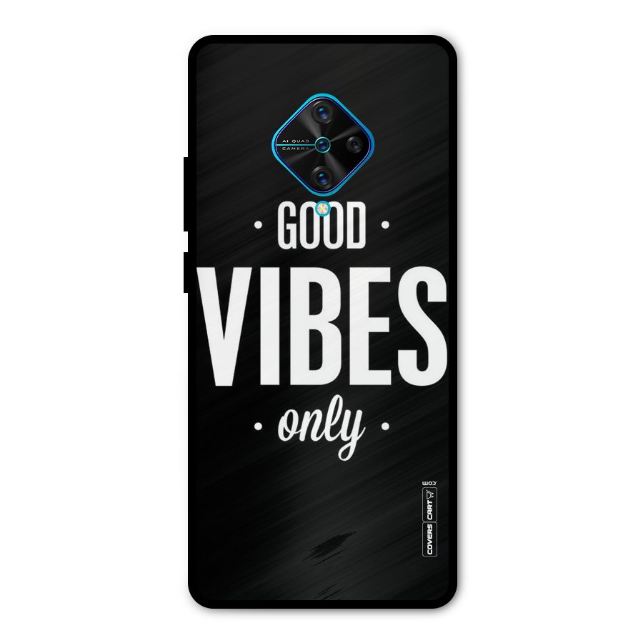 Just Vibes Metal Back Case for Vivo S1 Pro