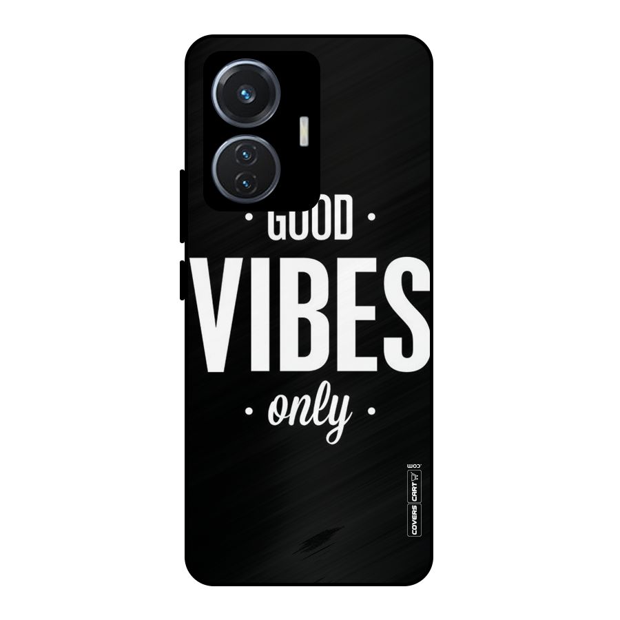 Just Vibes Metal Back Case for Vivo T1 44W