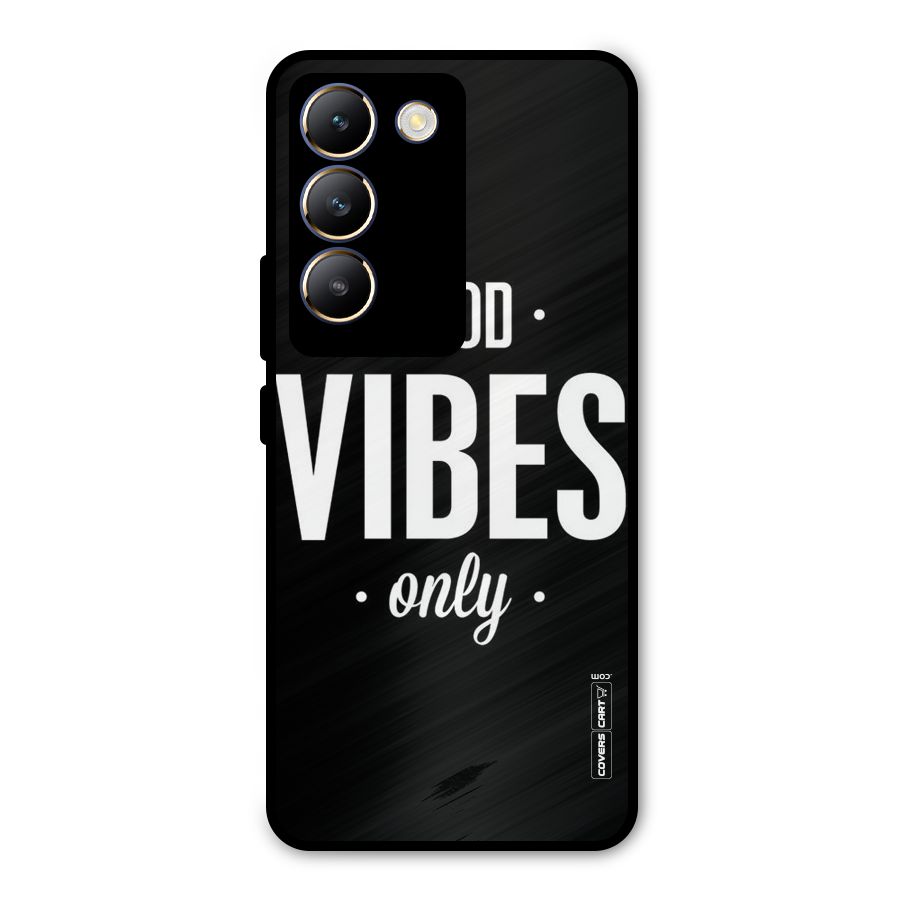 Just Vibes Metal Back Case for Vivo T3 5G