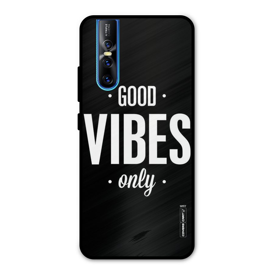 Just Vibes Metal Back Case for Vivo V15 Pro