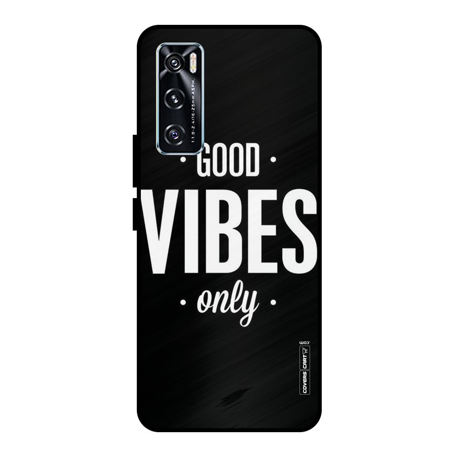 Just Vibes Metal Back Case for Vivo V20 SE