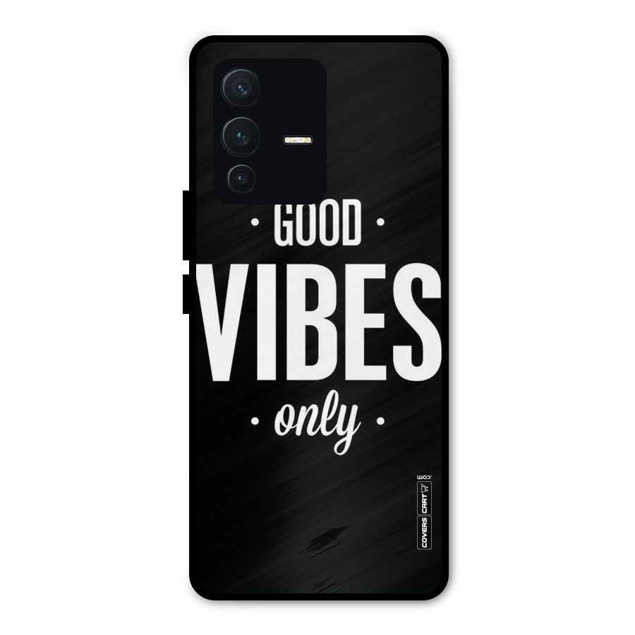 Just Vibes Metal Back Case for Vivo V23 Pro