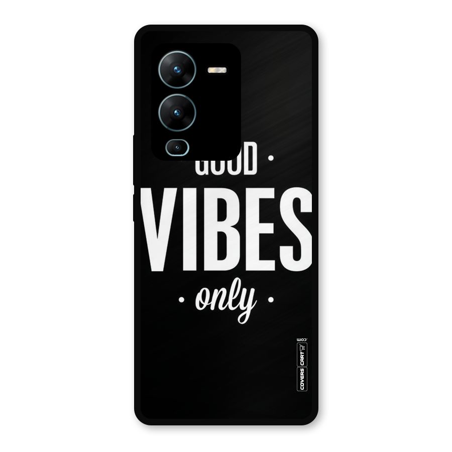 Just Vibes Metal Back Case for Vivo V25 Pro