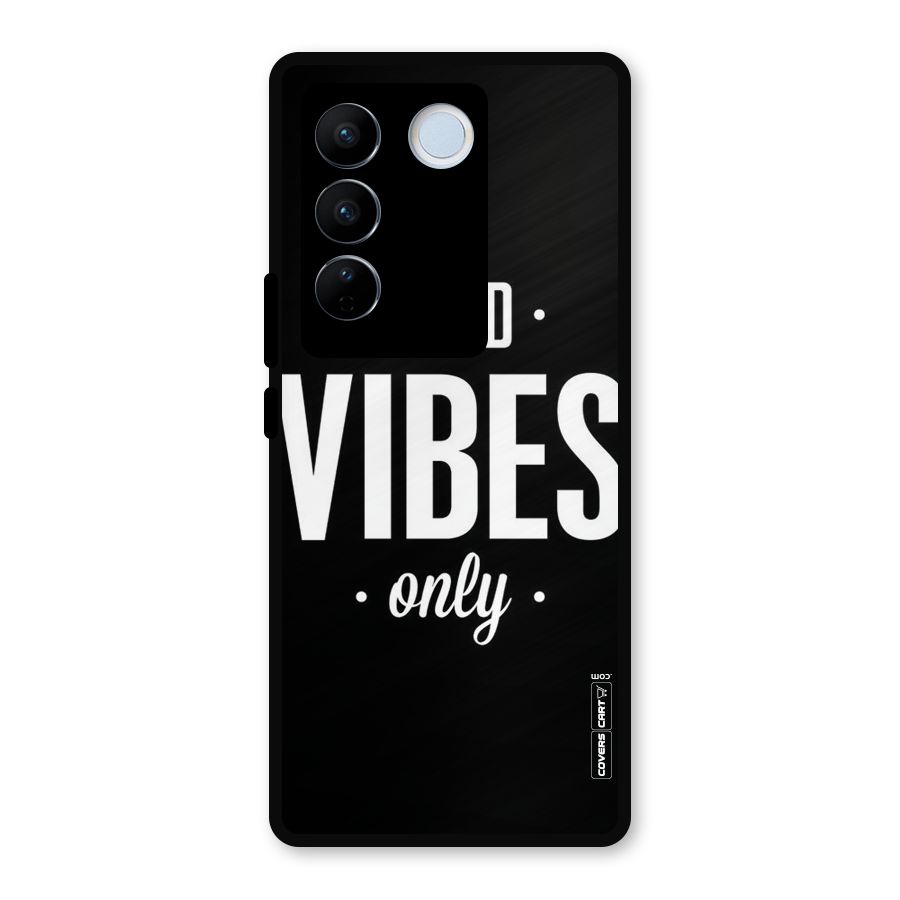 Just Vibes Metal Back Case for Vivo V27