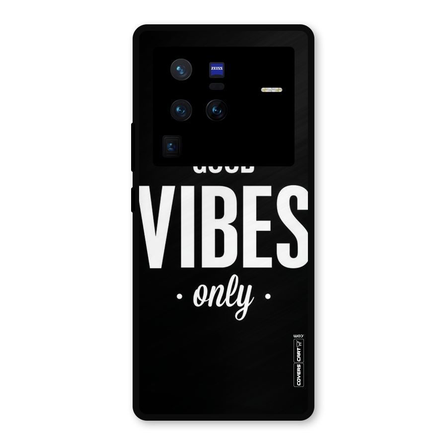 Just Vibes Metal Back Case for Vivo X80 Pro