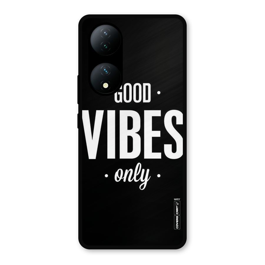 Just Vibes Metal Back Case for Vivo Y100a
