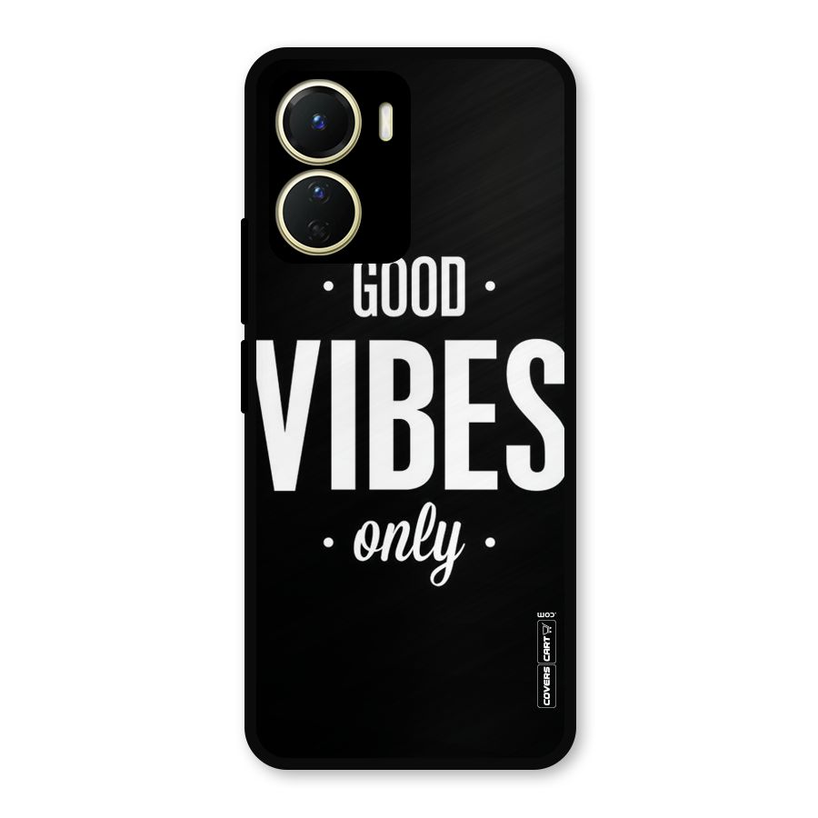 Just Vibes Metal Back Case for Vivo Y16