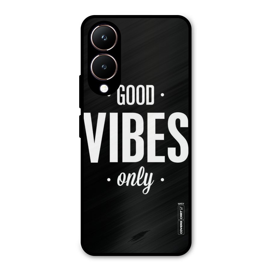 Just Vibes Metal Back Case for Vivo Y28