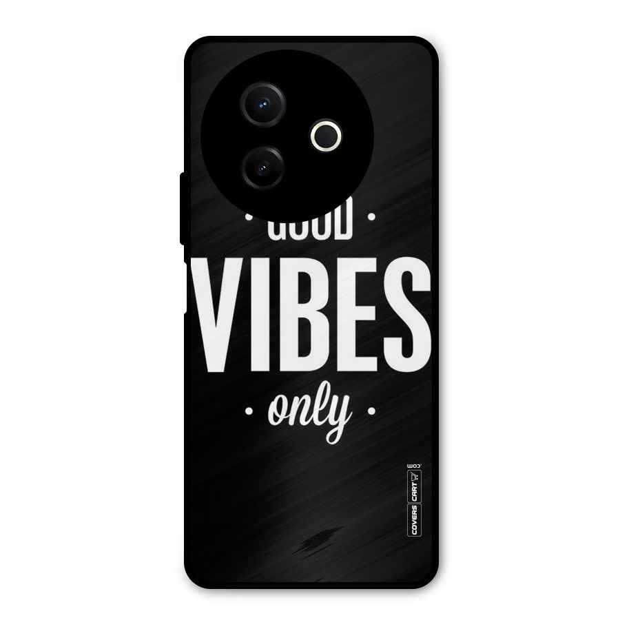 Just Vibes Metal Back Case for Vivo Y39