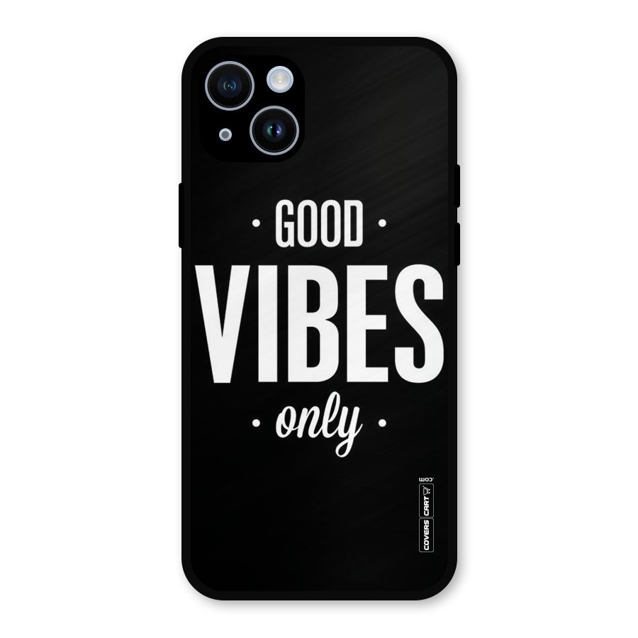 Just Vibes Metal Back Case for iPhone 14
