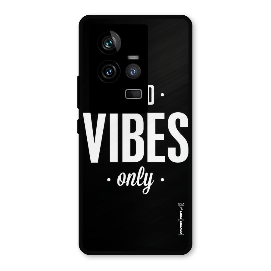 Just Vibes Metal Back Case for iQOO 11 5G