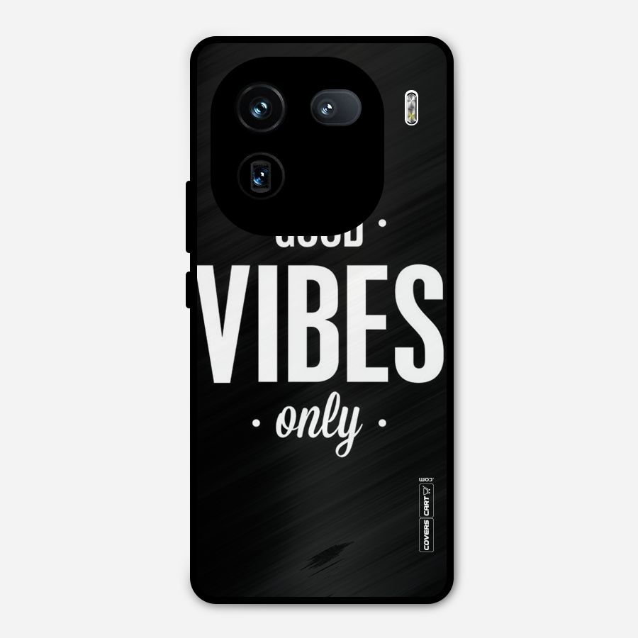 Just Vibes Metal Back Case for iQOO 12