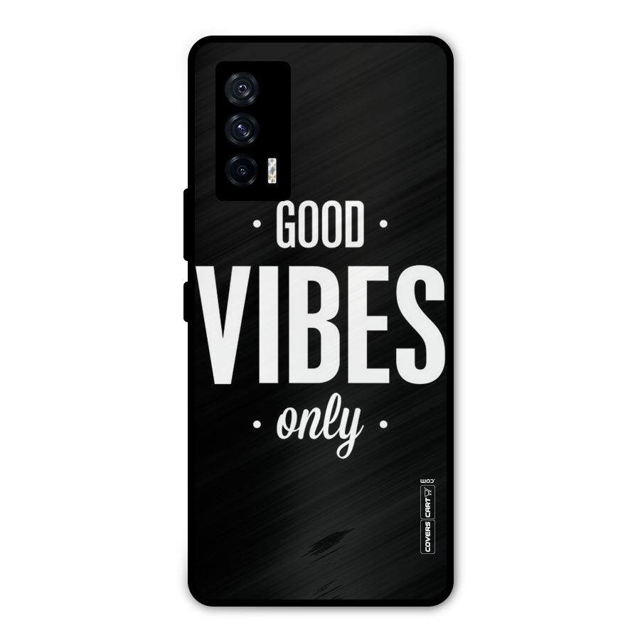 Just Vibes Metal Back Case for iQOO 7 5G