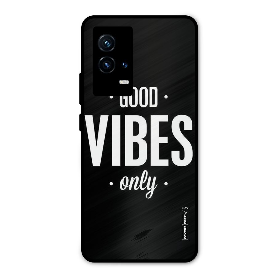 Just Vibes Metal Back Case for iQOO 9 5G