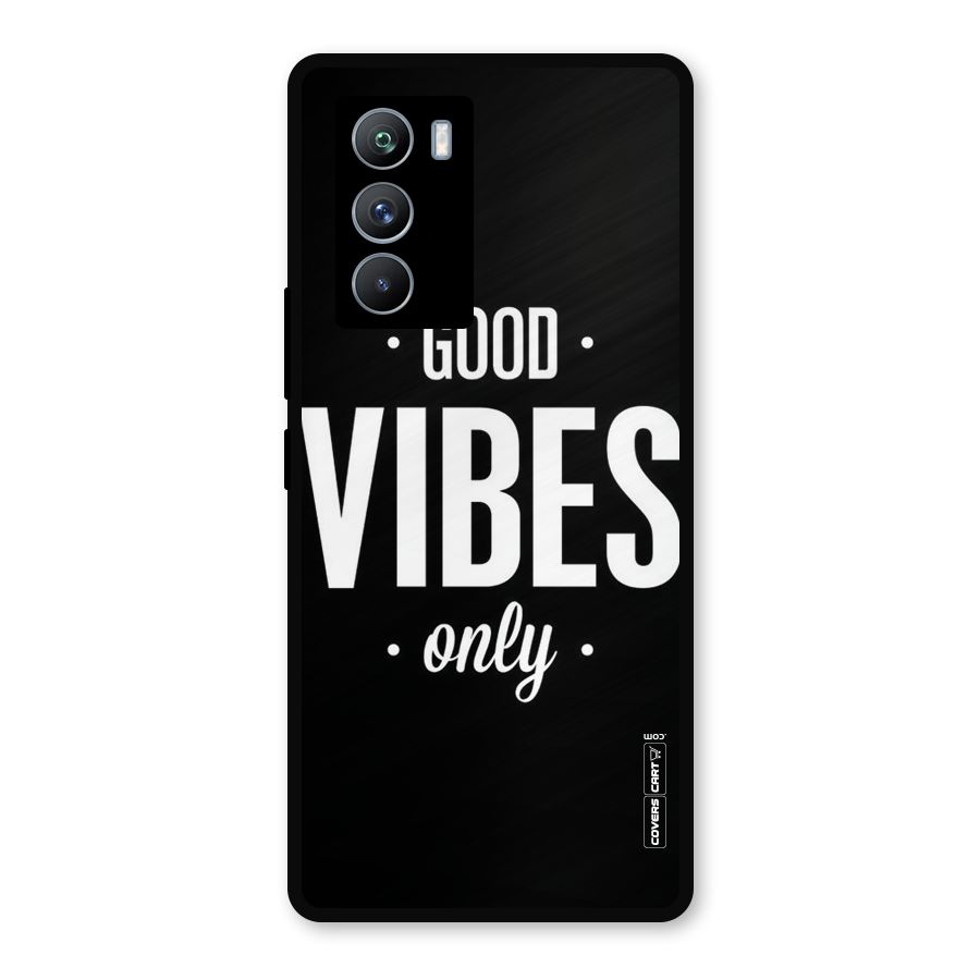 Just Vibes Metal Back Case for iQOO 9 SE