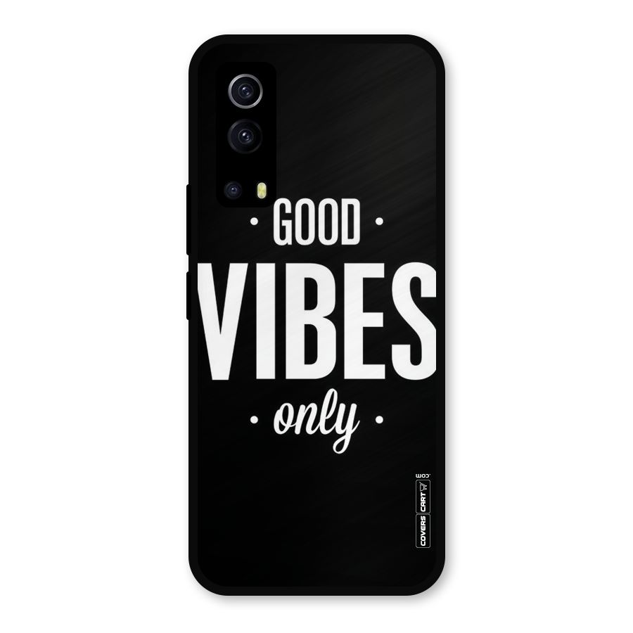Just Vibes Metal Back Case for iQOO Z3