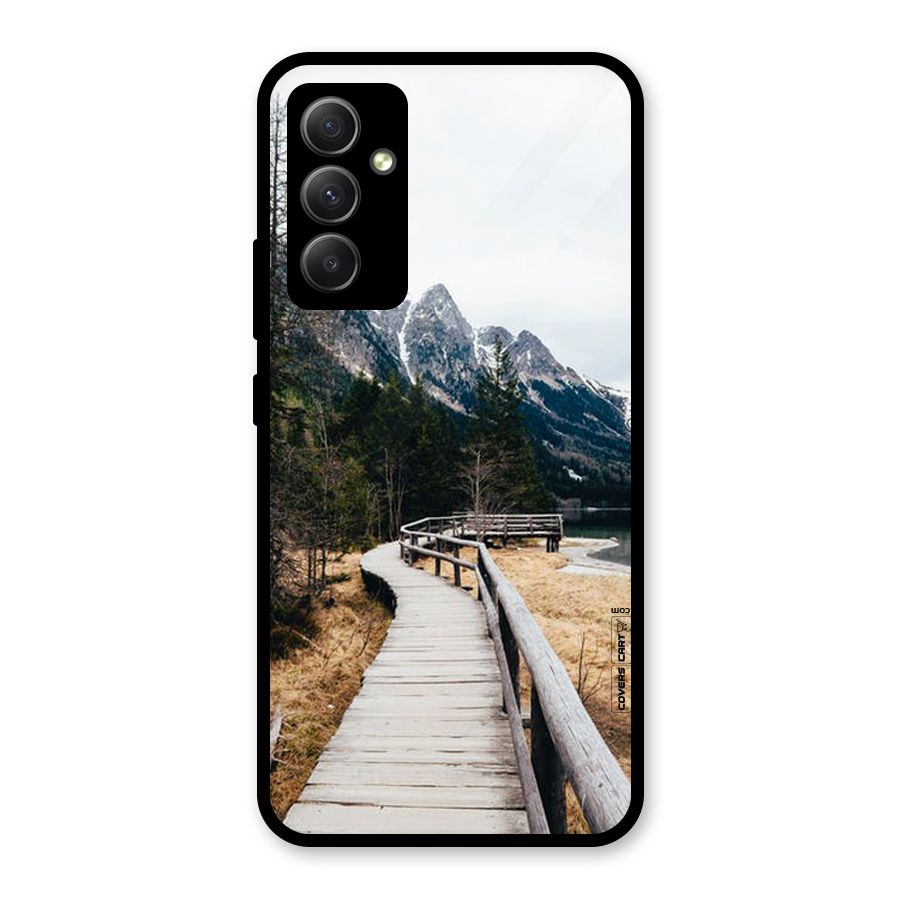 Just Wander Glass Back Case for Galaxy A34