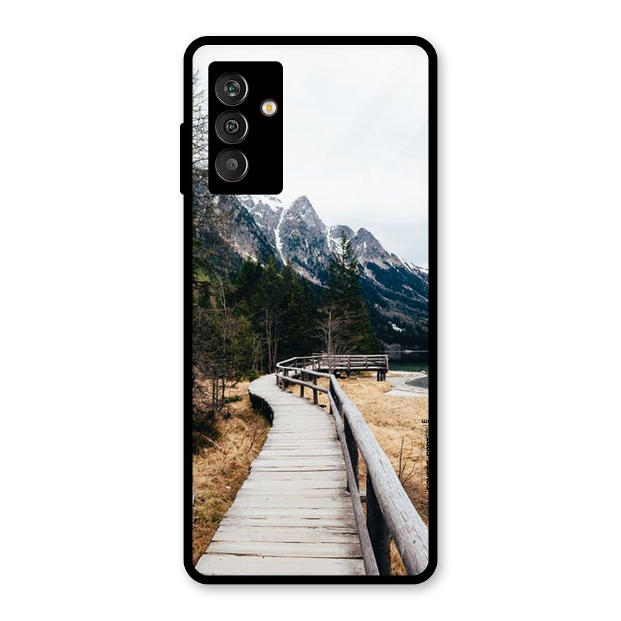 Just Wander Glass Back Case for Galaxy M13