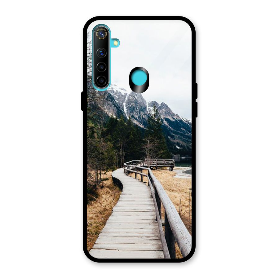 Just Wander Glass Back Case for Realme 5