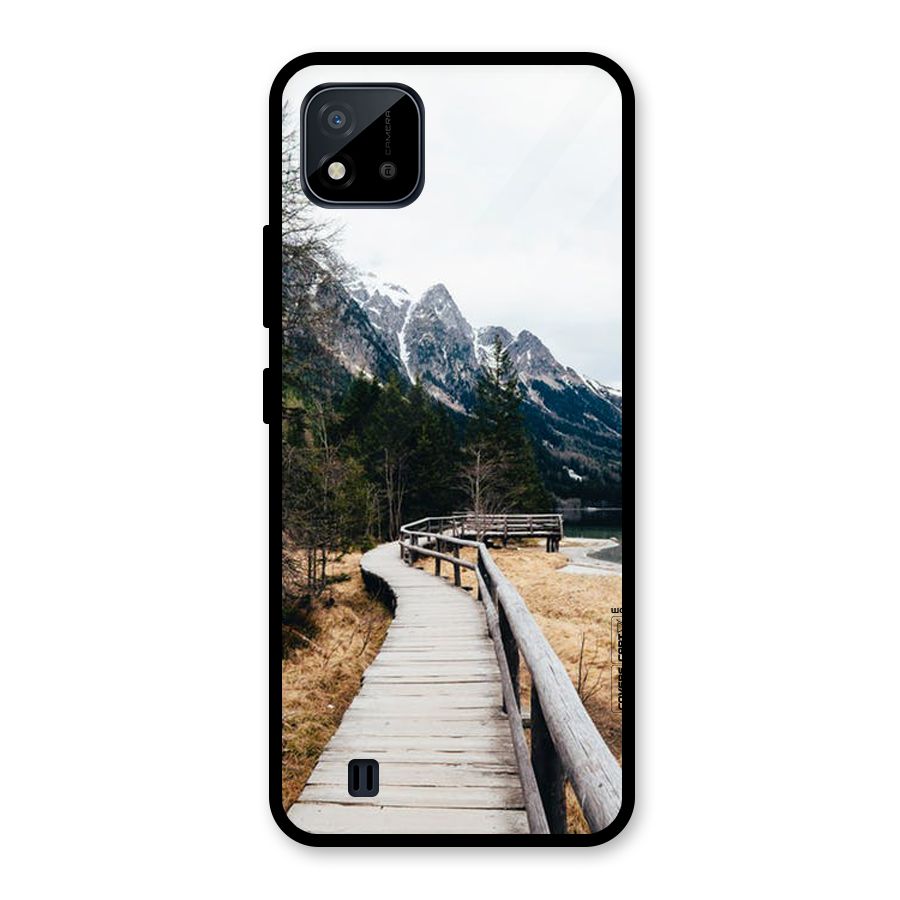 Just Wander Glass Back Case for Realme C11 2021