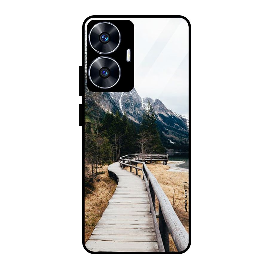 Just Wander Glass Back Case for Realme Narzo N55