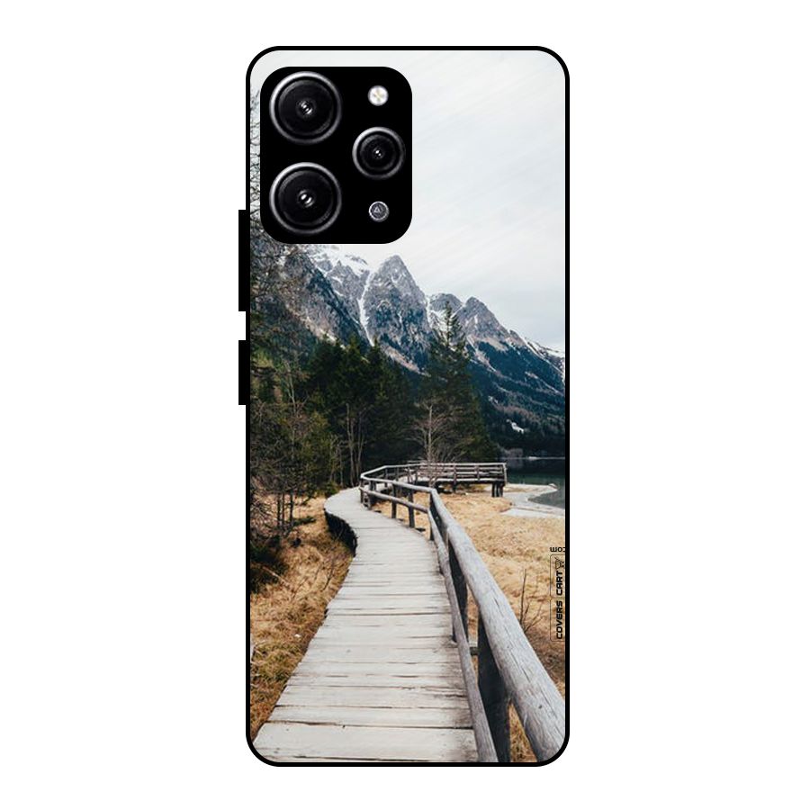 Just Wander Glass Back Case for Redmi 12 4G