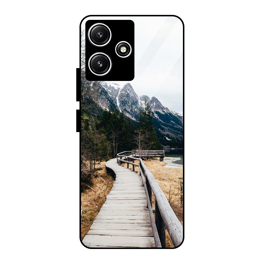 Just Wander Glass Back Case for Redmi 12 5G