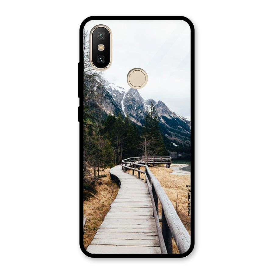 Just Wander Glass Back Case for Redmi A2